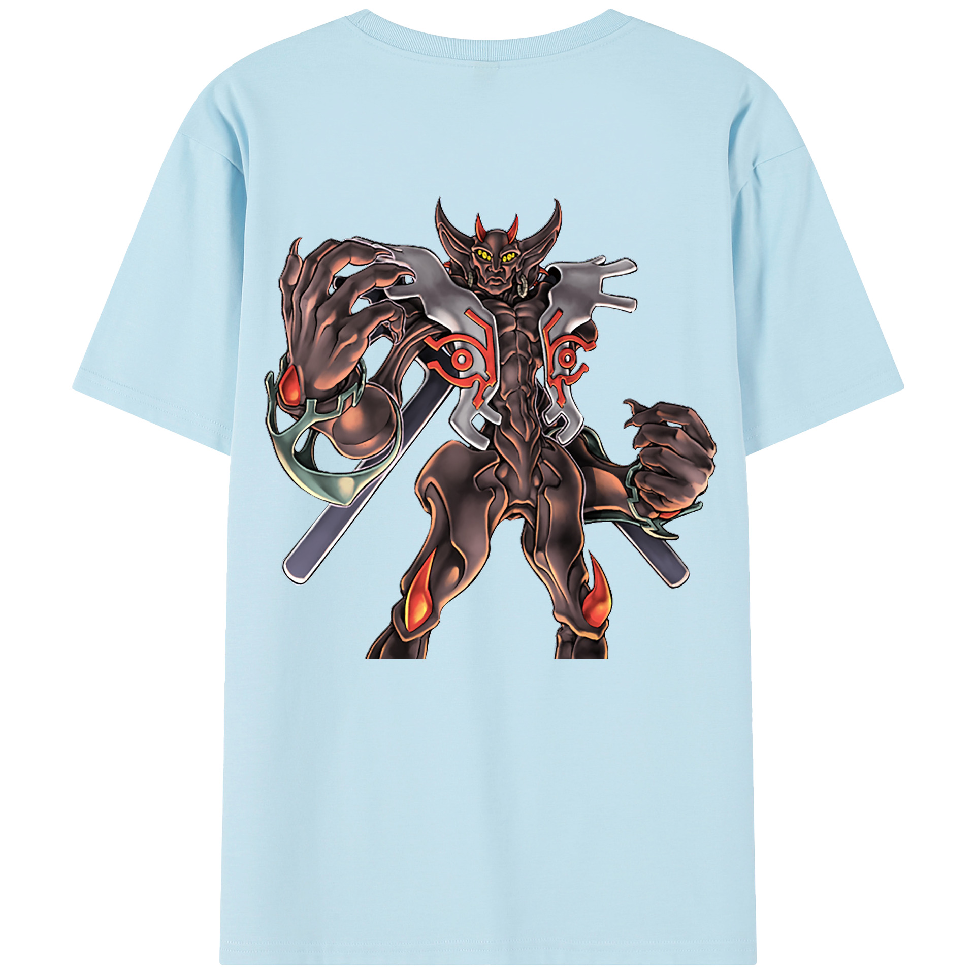 （画像用） 遊☆戯☆王 Yu-Gi-Oh! 綿100％半袖Tシャツ（背面プリント）